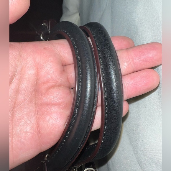 Coach Drifter Grace Pebbled & Suede Leather Studded Framed Satchel NWOT HTF RARE - Picture 8 of 16